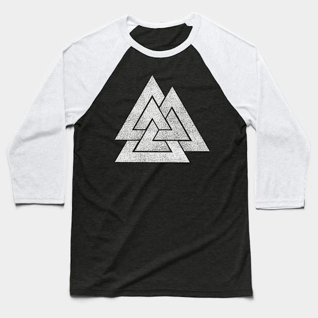 Valknut Baseball T-Shirt by mailboxdisco